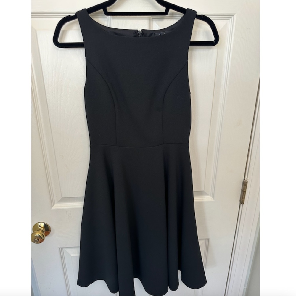 Lulus Fall For You Black Skater Dress